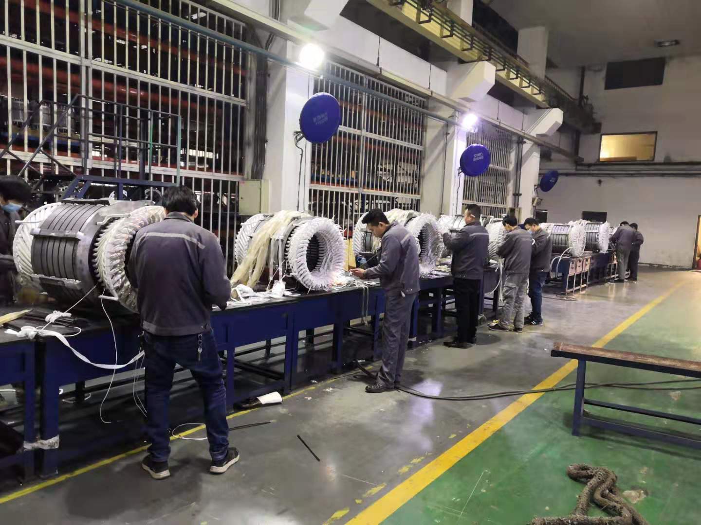 隔爆型YB2系列生产流程